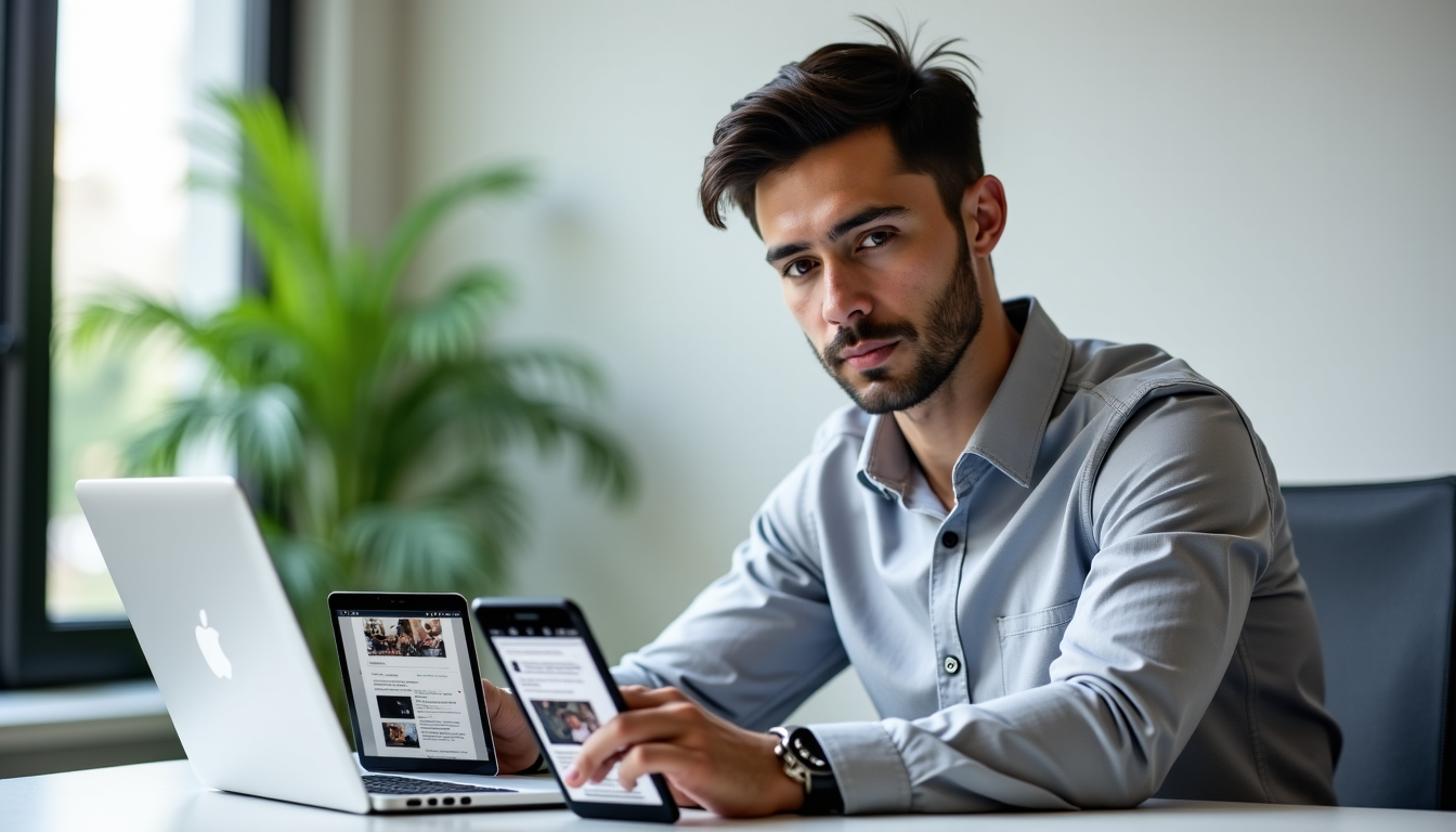 Illustration : l'expérience utilisateur s'étend à la réactivité du site — premier site éditorial : par où démarrer avec la méthode jimenez julien