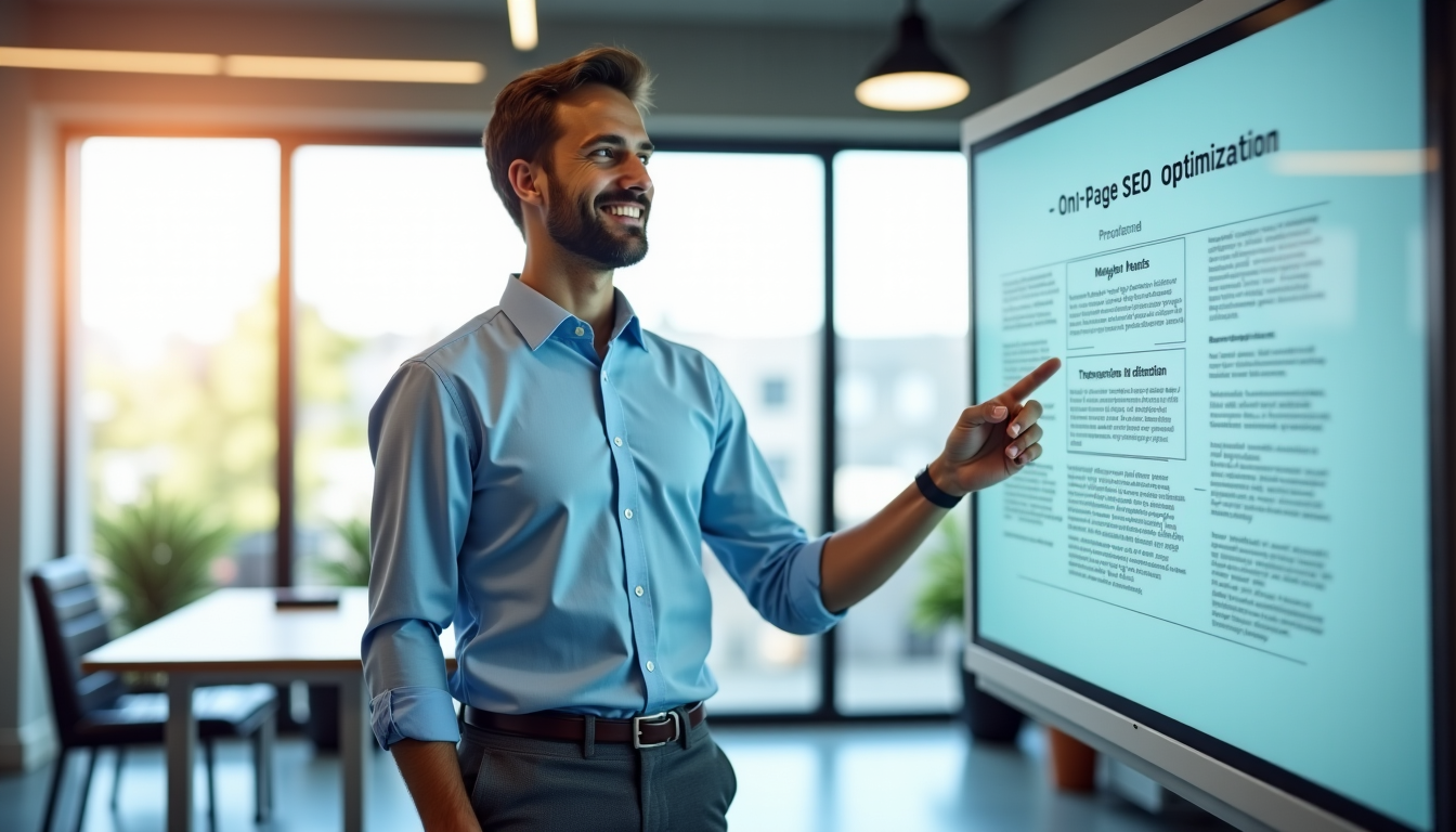 Illustration : l'optimisation on-page concerne principalement le contenu et sa — formation seo sur mesure : la méthode jimenez julien en 6 étapes