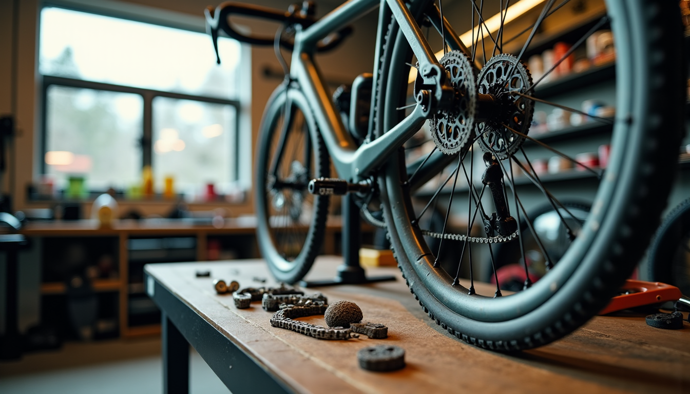 Illustration : les pièces d'usure sont celles qui se dégradent — tarifs entretien vélo gravel : révision, réglages et remplacement pièces