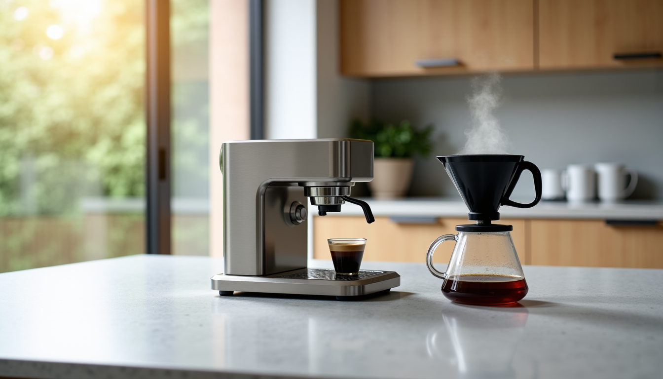 machine expresso manuelle vs cafetière filtre : impact sur votre quotidien — ucune action de votre part. cette autonomie est