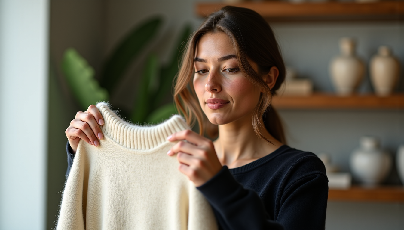 choisir son pull en mérinos pour femme : méthode en 6 étapes — la jauge (gauge) fait référence à la densité