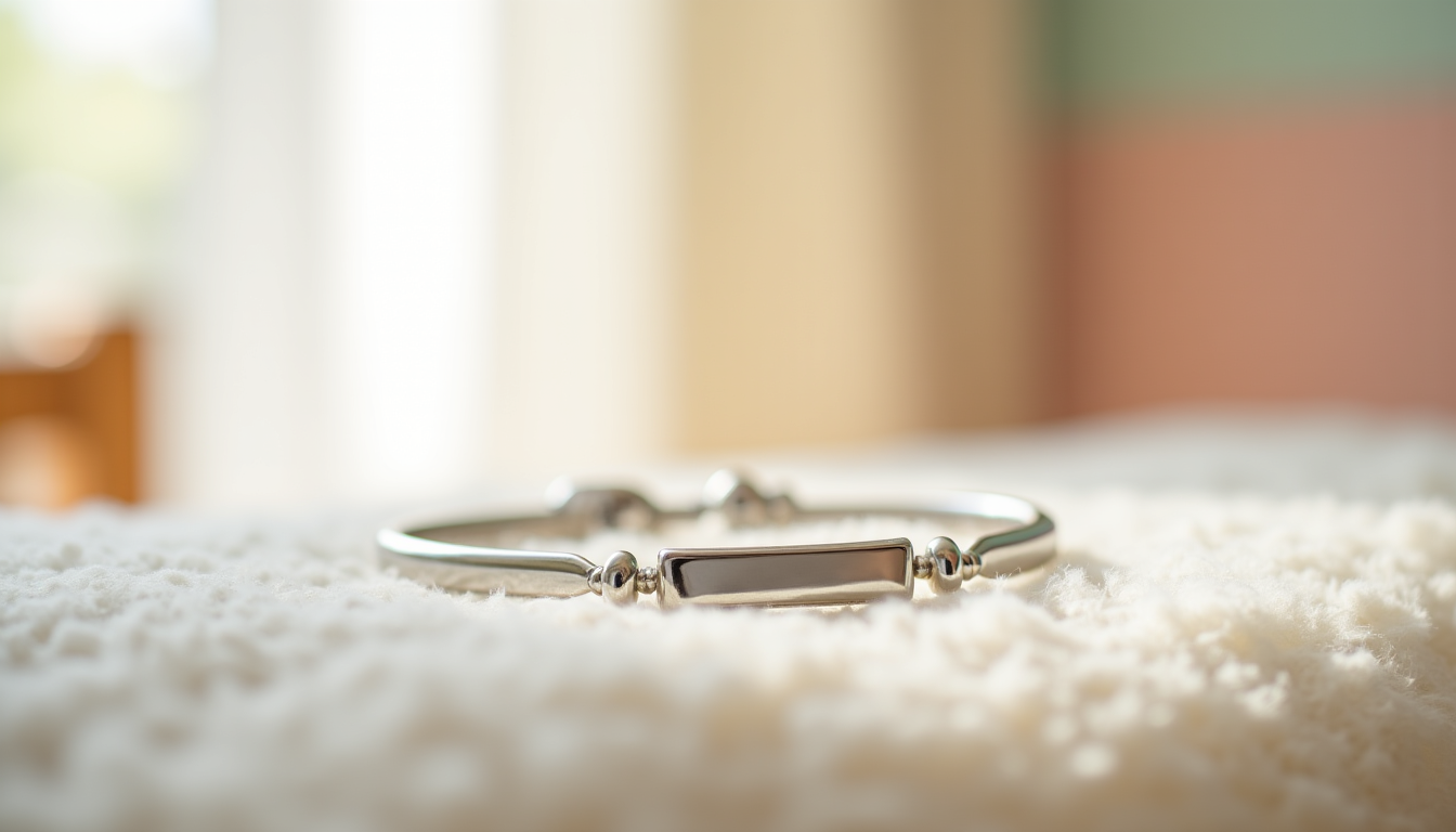 Illustration : r doit s'ouvrir et se fermer facilement, mais — reconnaître un bracelet de naissance de qualité : poinçon et finitions