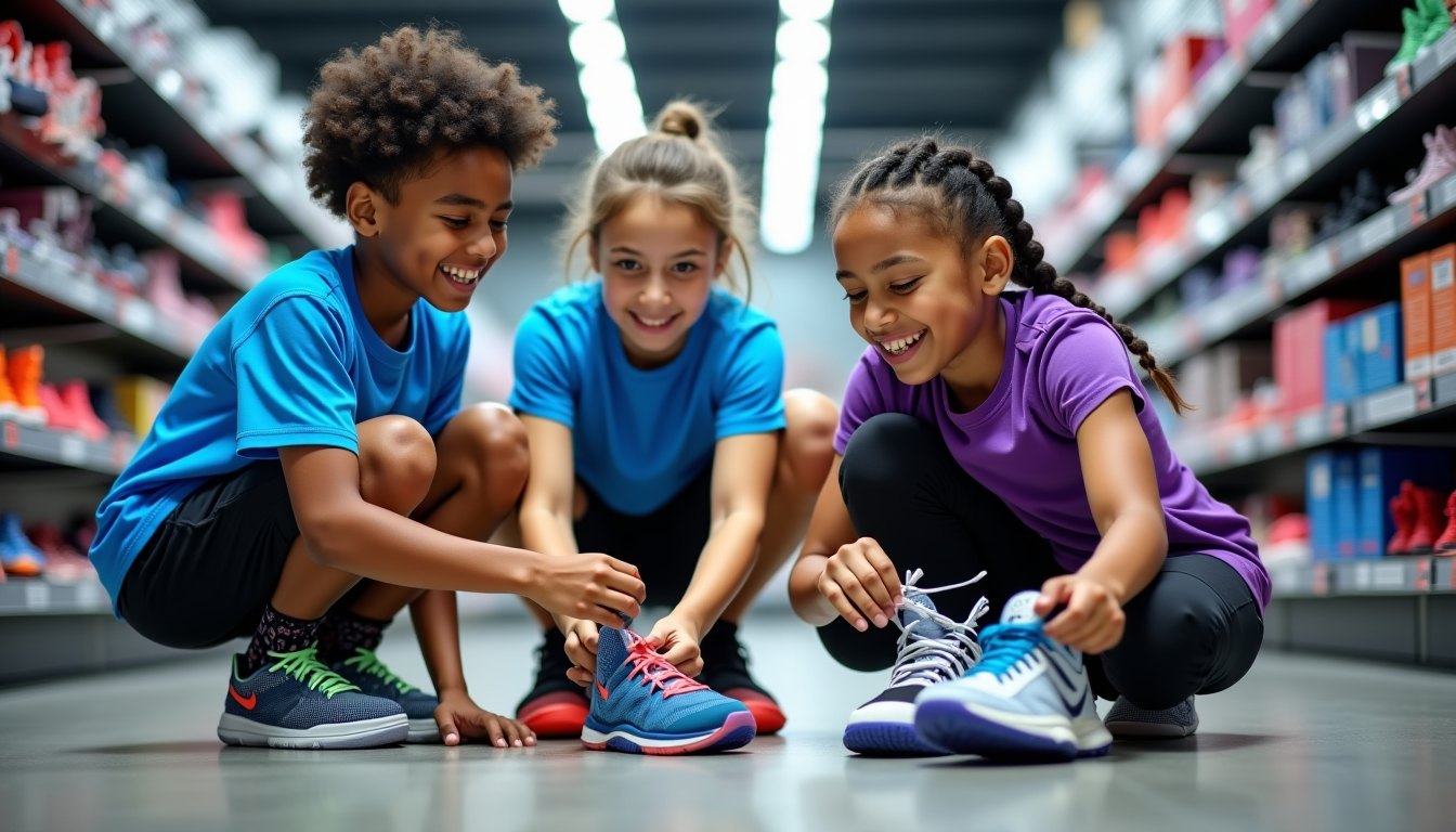 Illustration : si le budget est un facteur important, il — budget baskets de basket pour juniors : du premier prix au haut de gamme