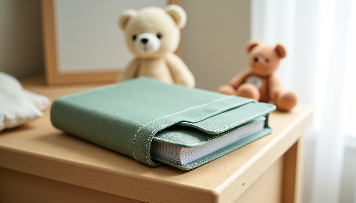 Illustration : certaines housses sont conçues avec des compartiments spécifiques — housse de carnet de santé : parents organisés ou simple accessoire décoratif