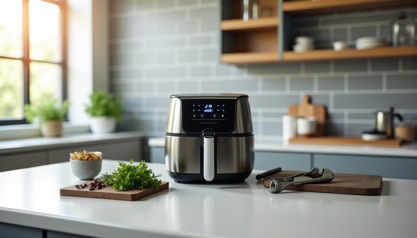 Illustration : les airfryers modernes ne se contentent plus de — avant d'acheter un airfryer : espace, besoins et accessoires