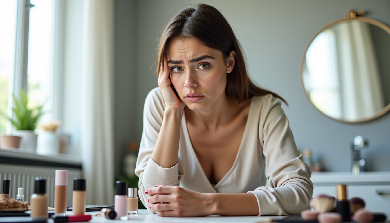 Illustration : iffuser la matière de manière optimale, rendant votre — 7 erreurs qui sabotent votre routine beauté et gonflent votre budget