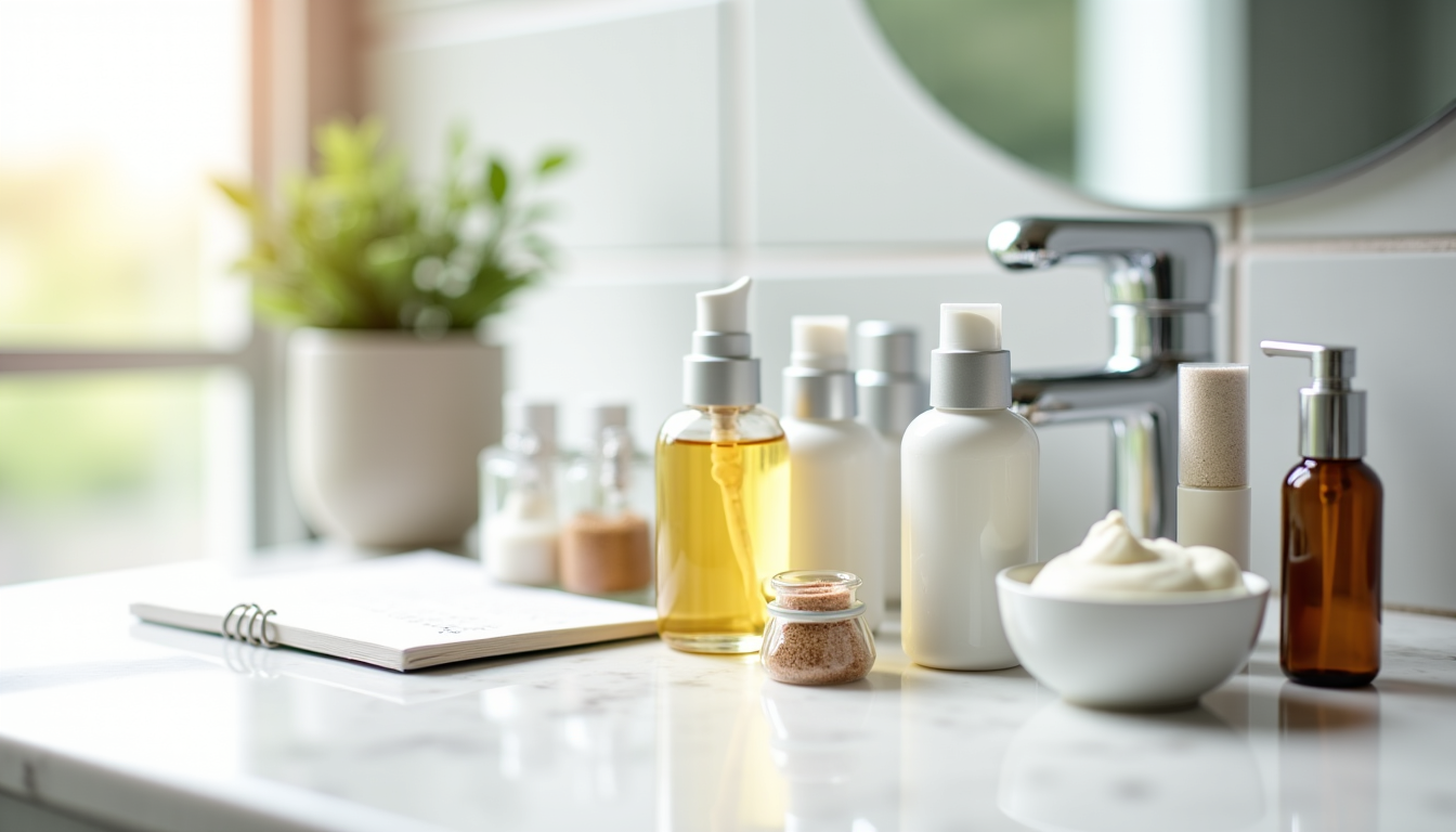 Illustration : selon les besoins de votre peau, vous pourrez — composer sa routine beauté : méthode en 6 étapes de la liste inci au flacon pompe
