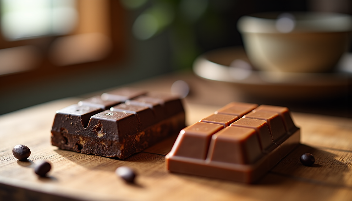 Illustration : la production industrielle permet de réduire les coûts — chocolat artisanal vs industriel : différences de goût, texture et conservation