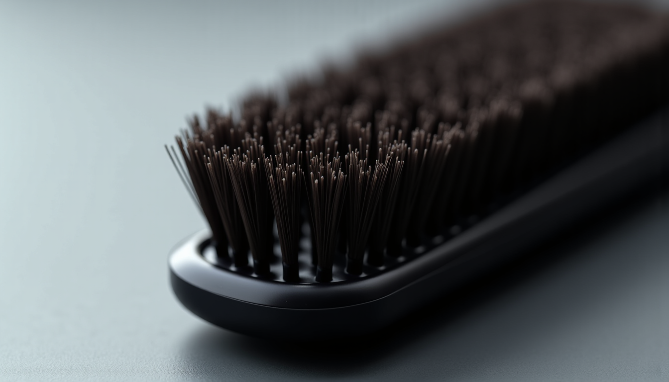 Illustration : un examen visuel attentif peut aussi révéler des — reconnaître une brosse de qualité : flexibilité des picots et finition des pointes