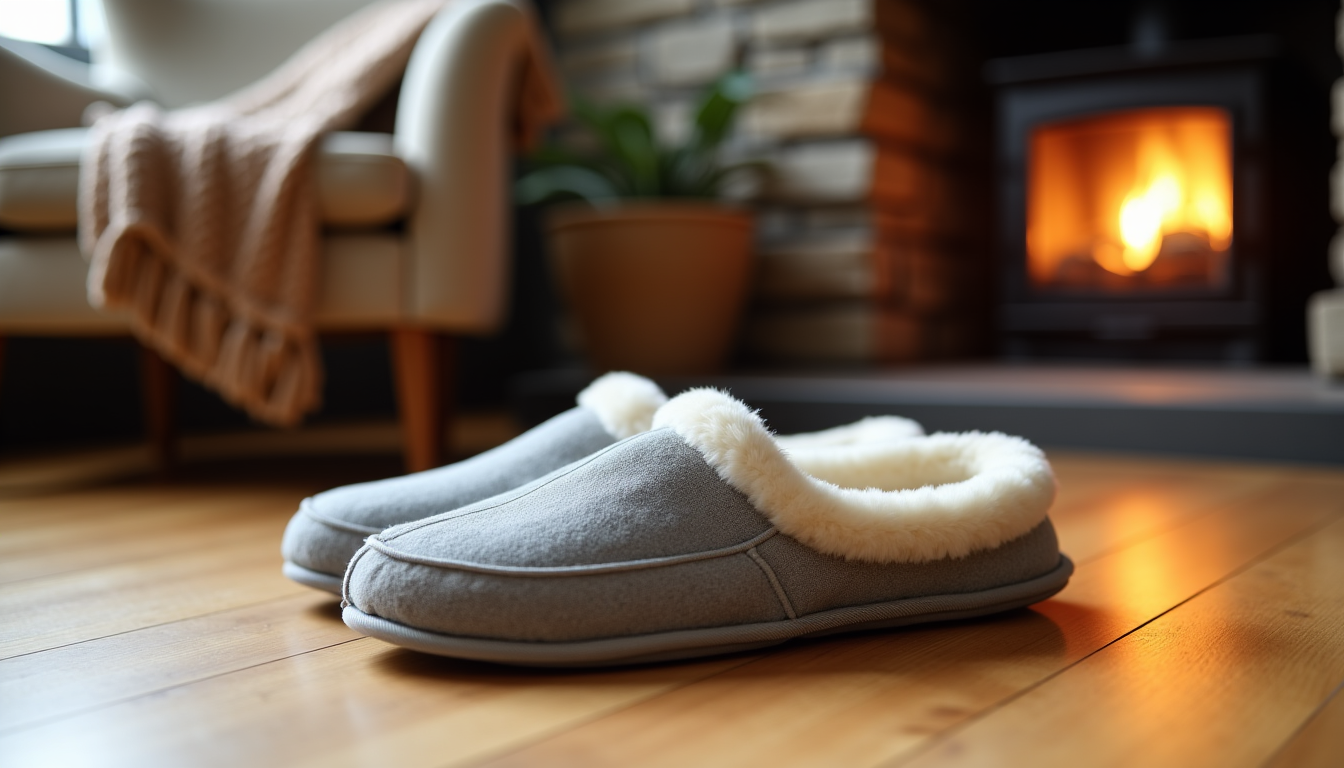 Illustration : ces matériaux, souvent issus du polyester, sont très — chaussons d'hiver : profils adaptés et situations à éviter