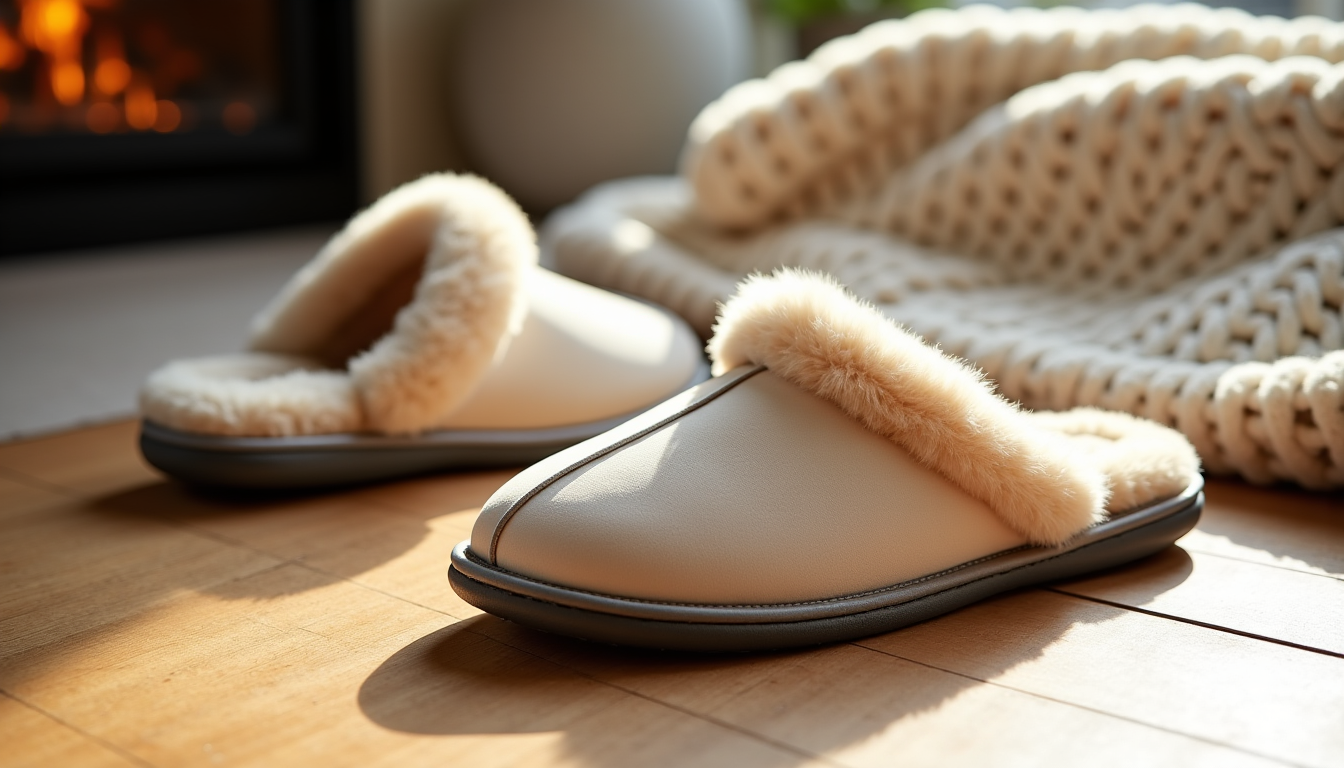 Illustration : certains chaussons proposent des semelles intérieures amovibles, ce — chaussons d'hiver : semelle, isolation et 4 critères décisifs