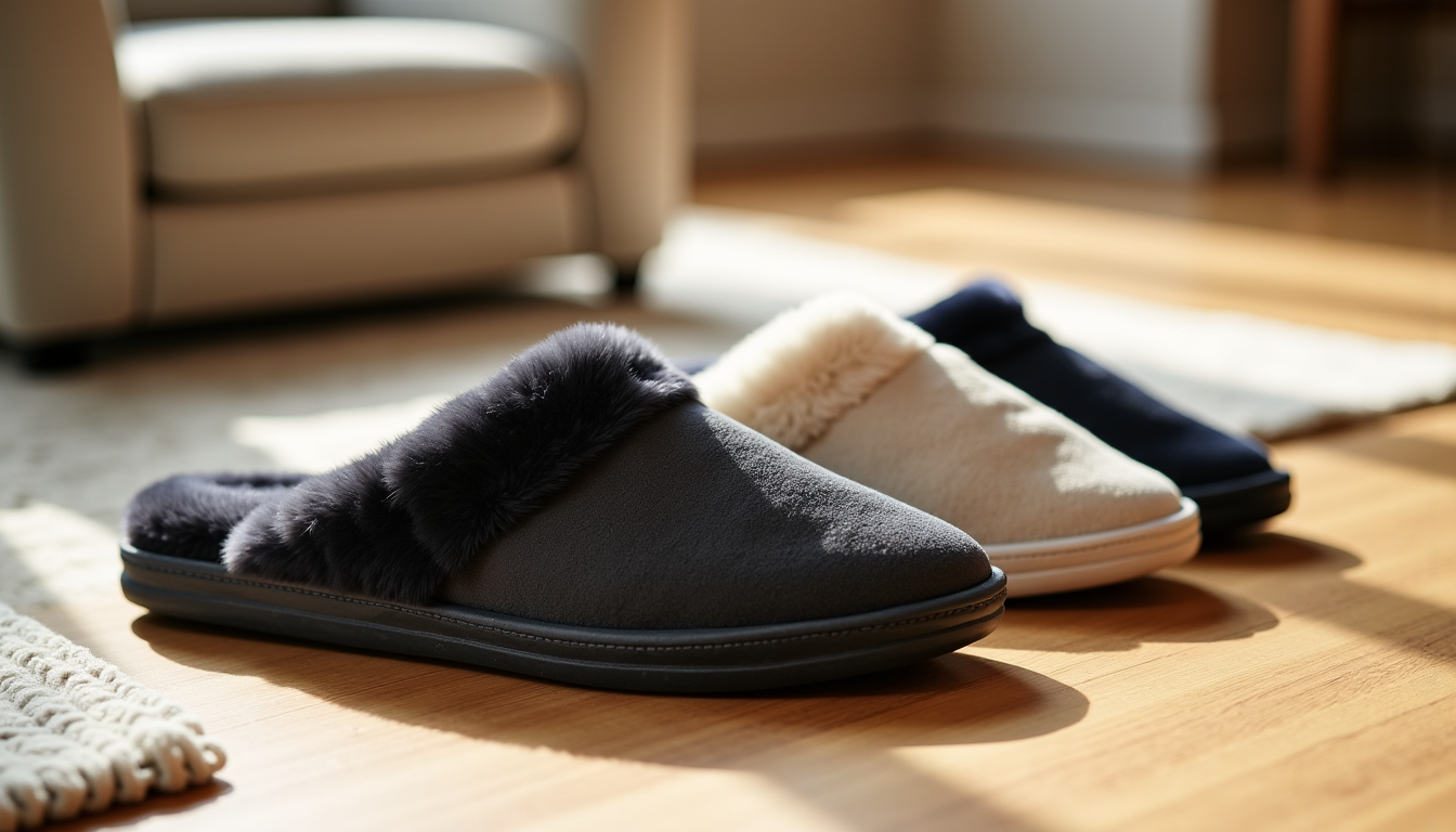 Illustration : le design est également plus travaillé, avec des — budget chaussons d'hiver : fourchettes de prix par gamme
