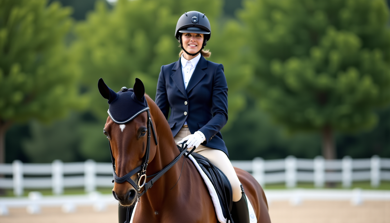 Illustration : le dressage n'est pas seulement l'apprentissage de figures — impossible de générer un titre pertinent sans connaître le contenu de la page