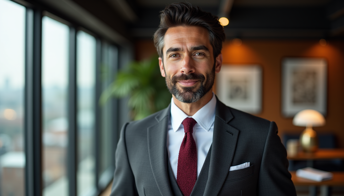 Choisir ses accessoires de costume : 5 critères professionnels Illustration : pour un contexte professionnel plus décontracté, vous avez — choisir ses accessoires de costume : 5 critères professionnels