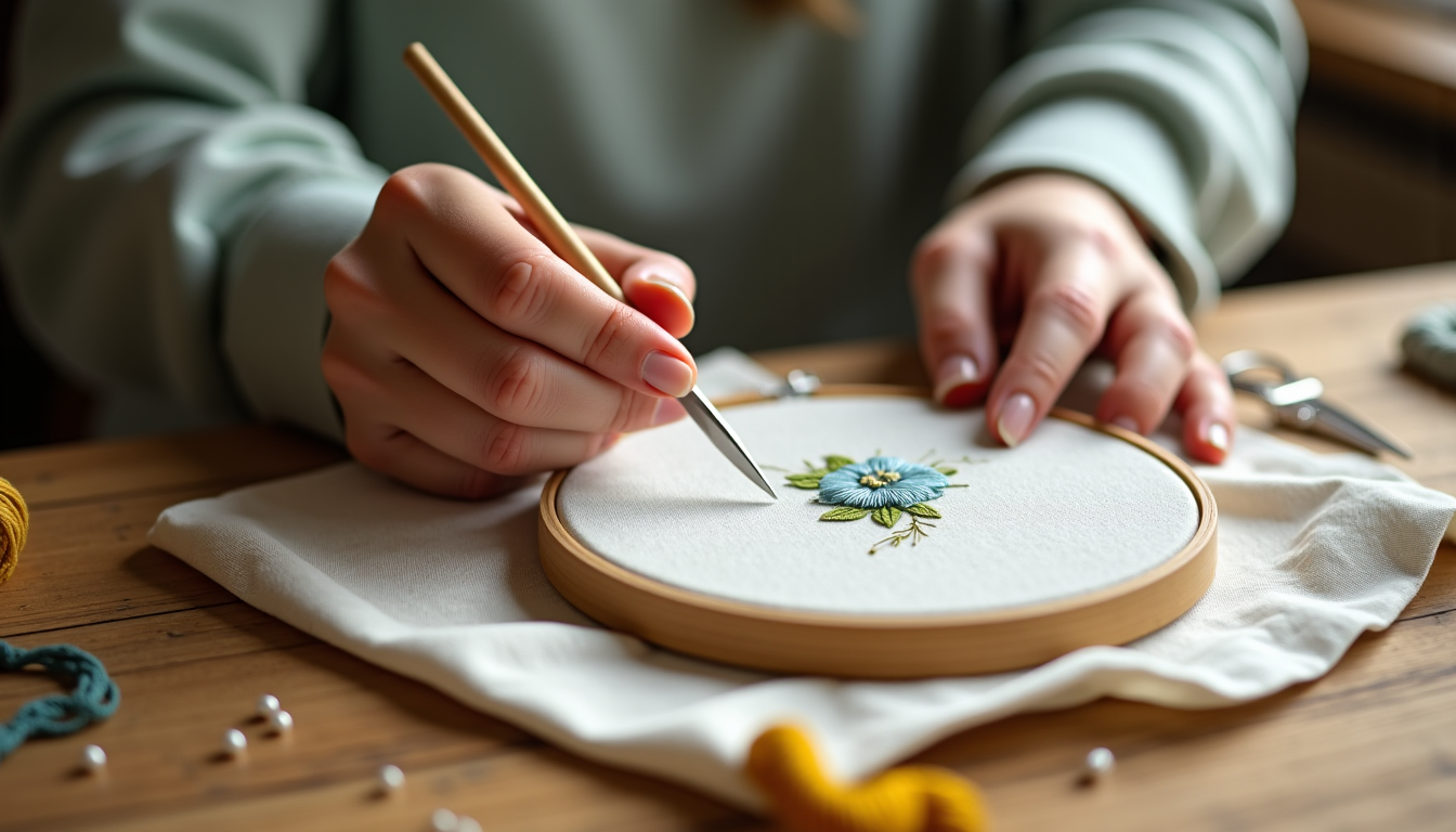 Illustration : pour se lancer dans la broderie, il n'est — broderie convient-elle à votre profil créatif ?
