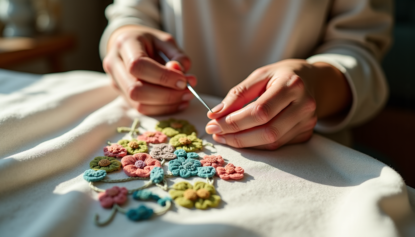 Illustration : ce dialogue intime avec la matière transforme votre — la broderie main transforme votre rapport au textile