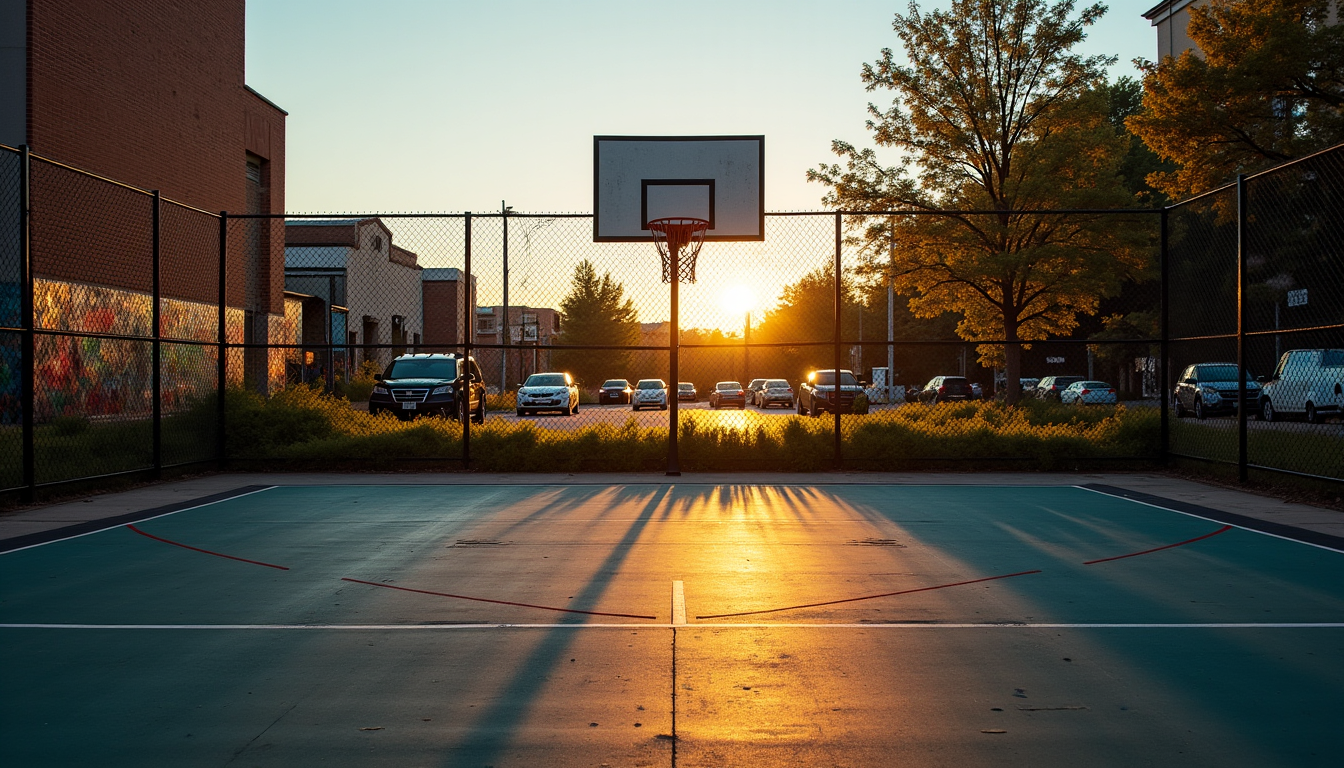 Illustration : un lieu bien choisi contribue à l'ambiance et — organiser un tournoi de basket urbain : méthode en 8 étapes