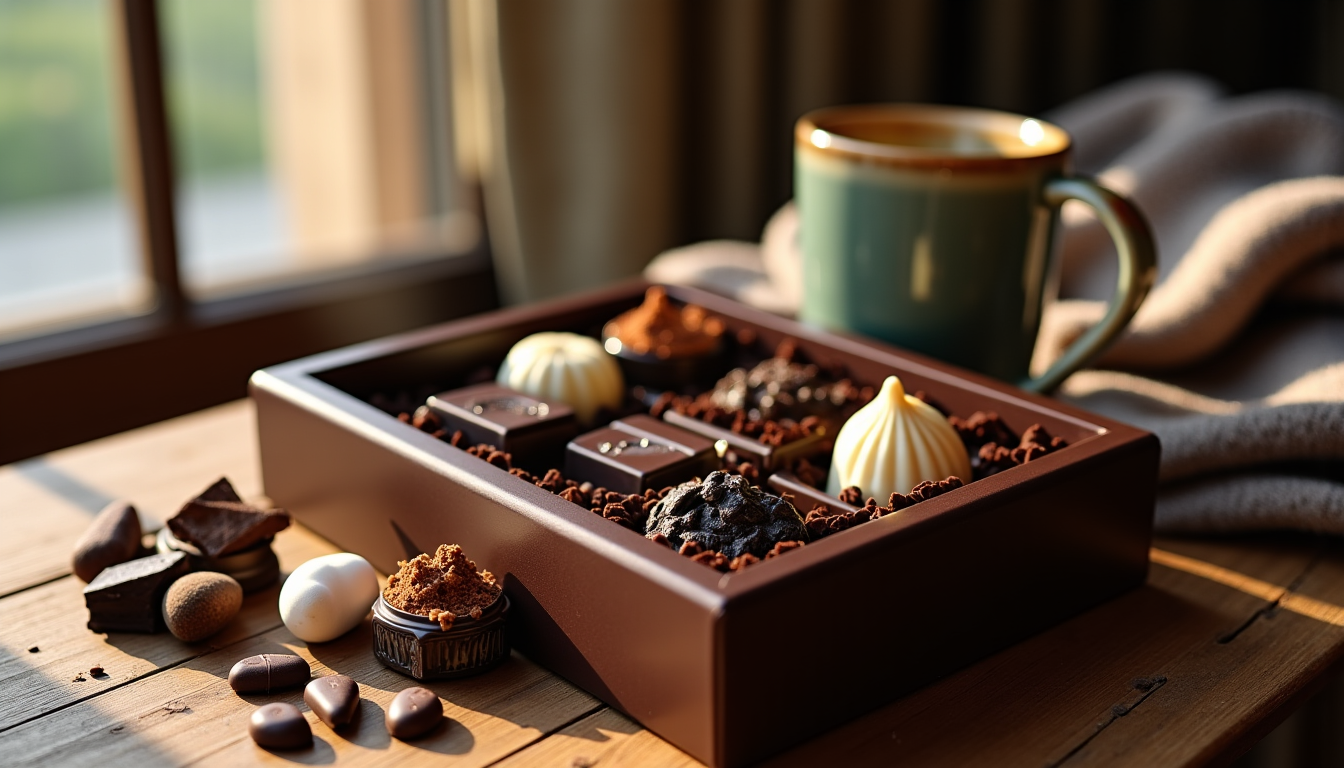 Illustration : pensez également aux goûts du destinataire. est-il un — coffret chocolat chaud : fourchette de prix et budget à prévoir