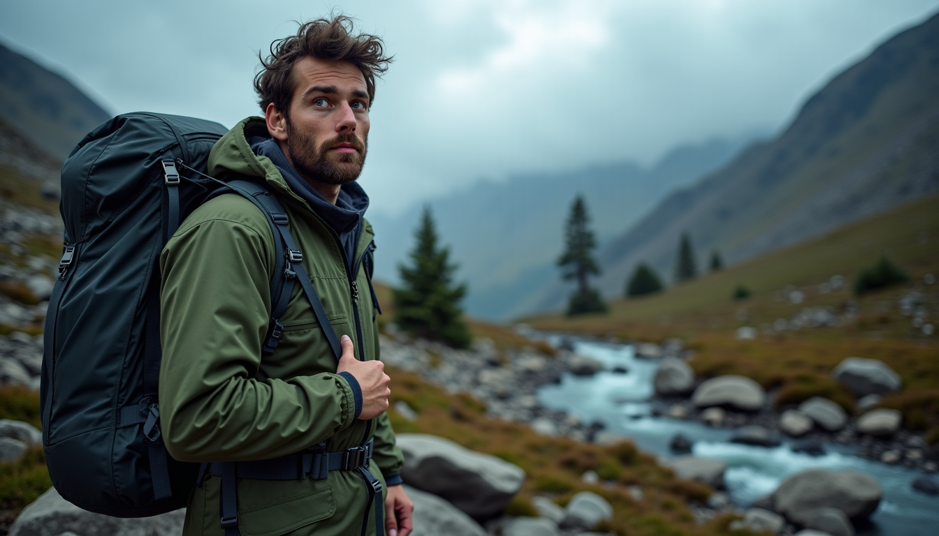 Illustration : en cas d'orage. assurez-vous d'avoir de quoi filtrer — choisir son spot de bivouac : altitude, exposition et 4 critères terrain