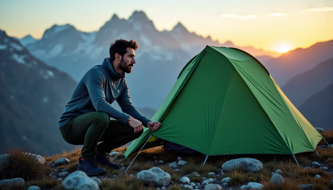 Illustration : il faut trouver un équilibre entre le confort, — bivouaquer plutôt que randonner : gains et contraintes réels