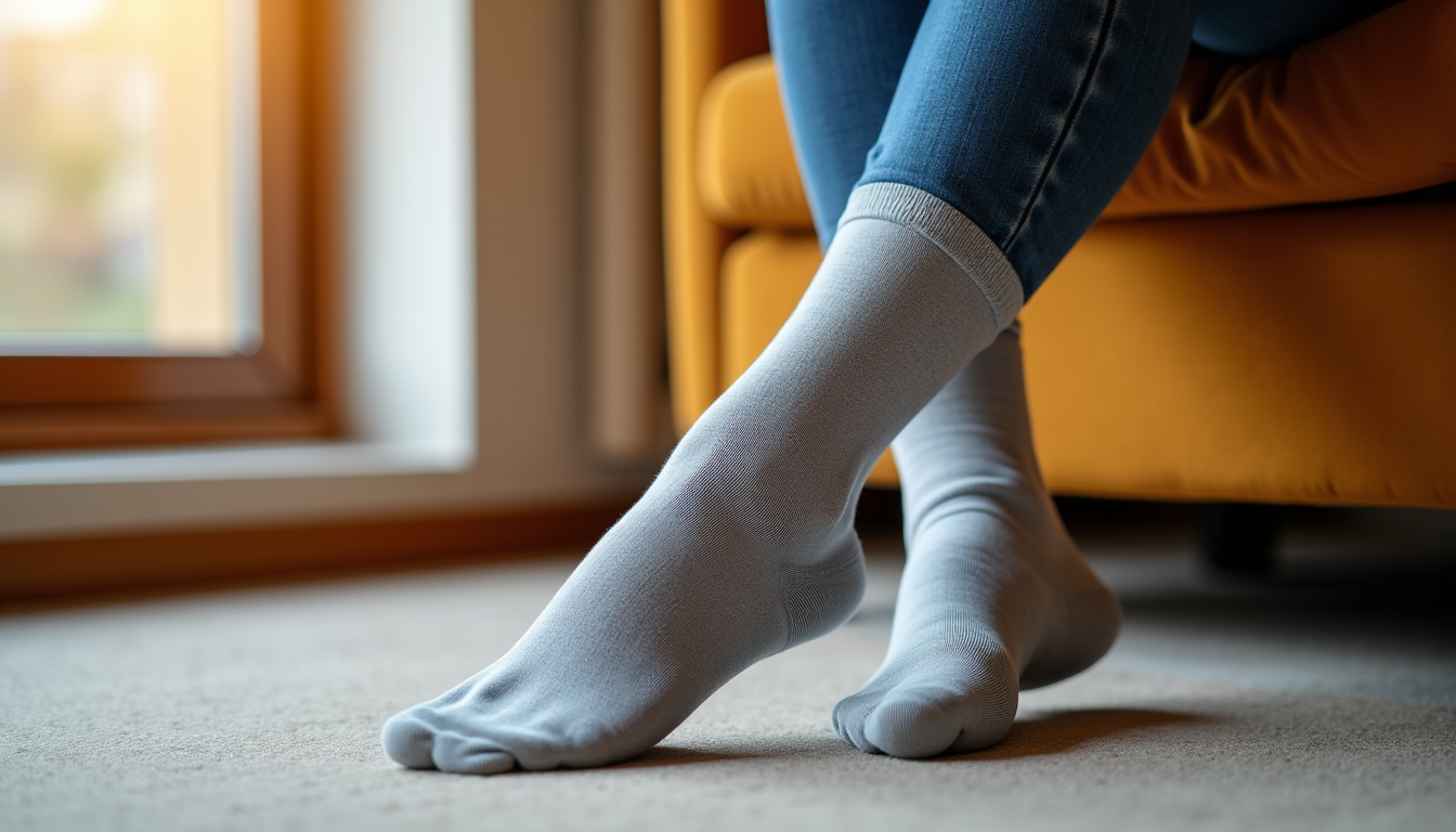 Illustration : pensez également à la coupe : des chaussettes — première paire de chaussettes mérinos : par où commencer