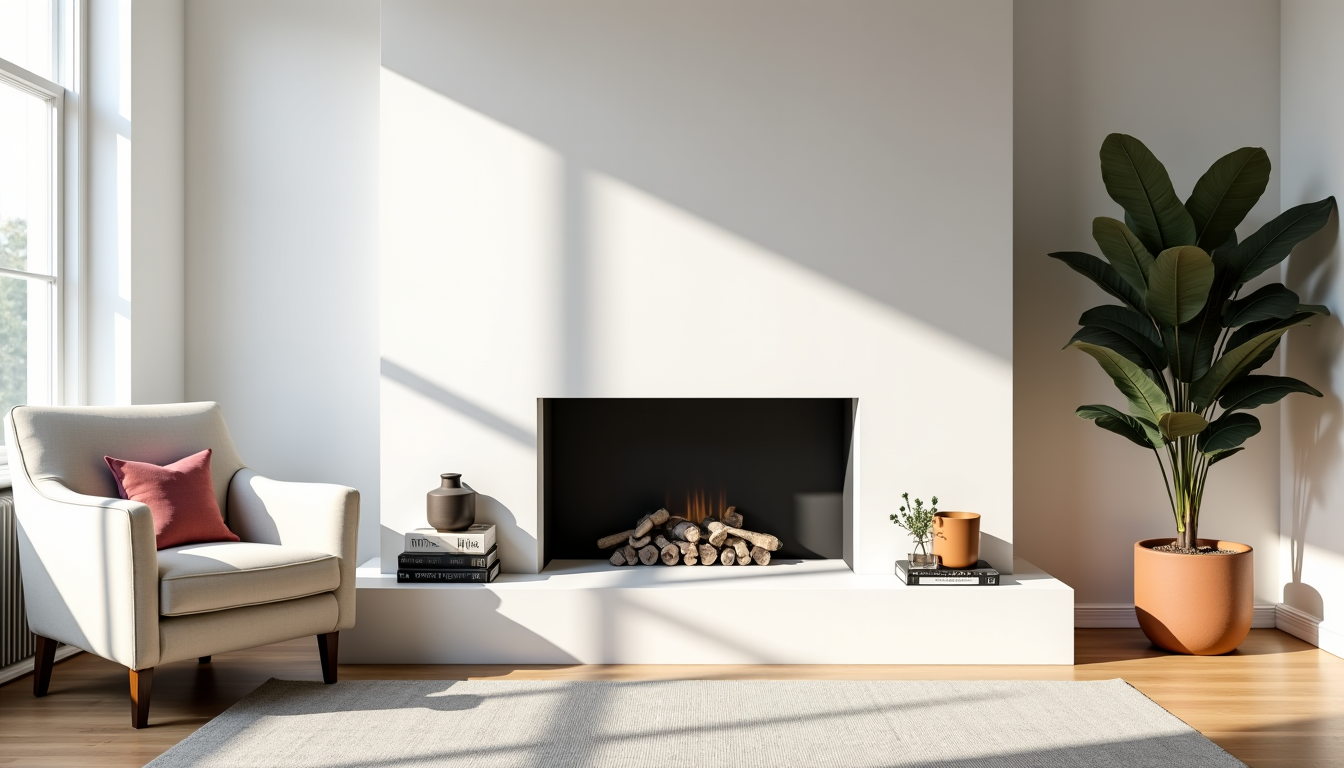 Illustration : de même, le choix des couleurs est fondamental. — 5 erreurs de décoration autour d'une cheminée design avec cheminee-design-fr.com
