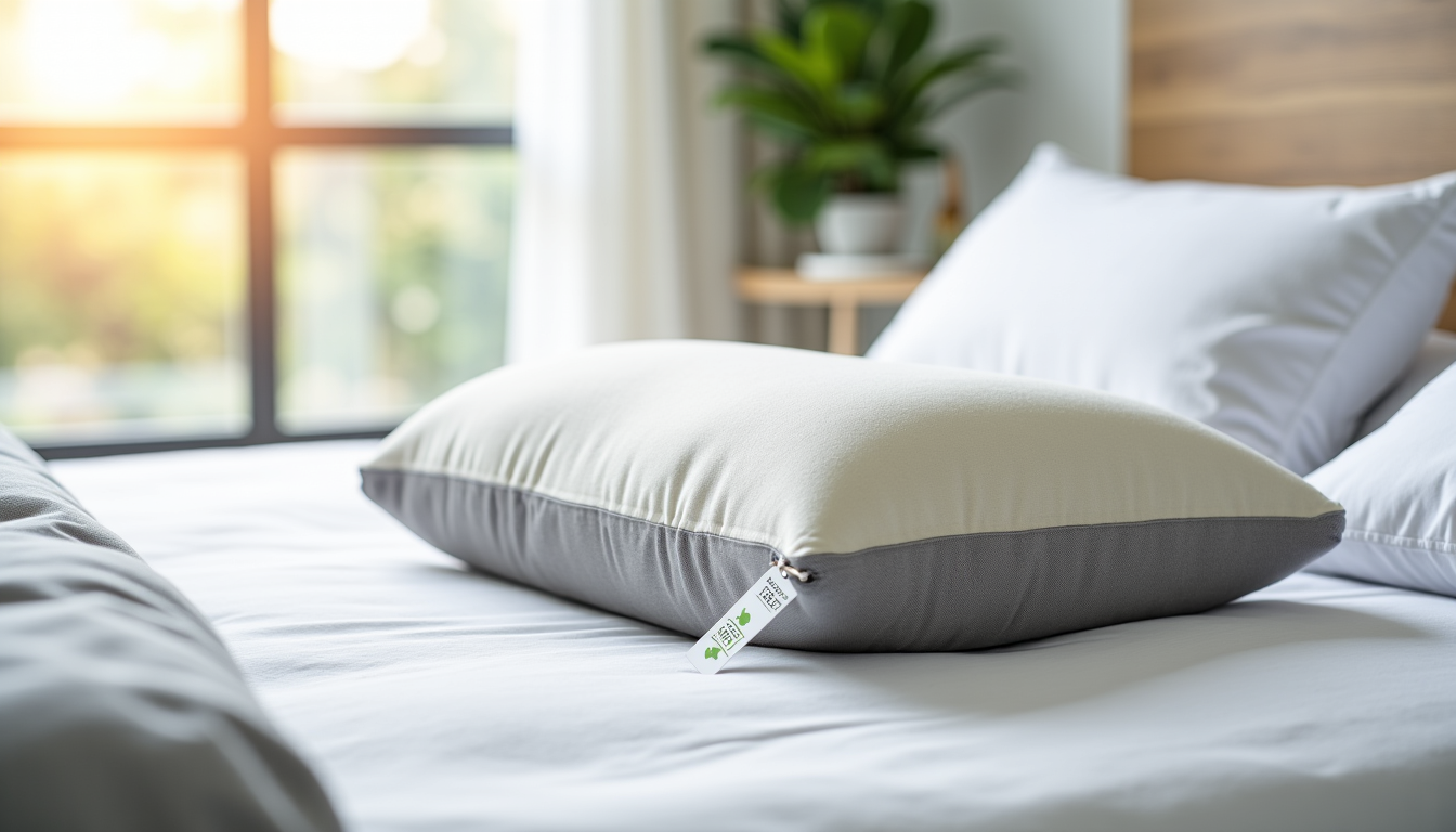 Illustration : rsonnes souffrant d'allergies ou celles qui utilisent leur — reconnaître un coussin ergonomique de qualité : densité, housse et certification