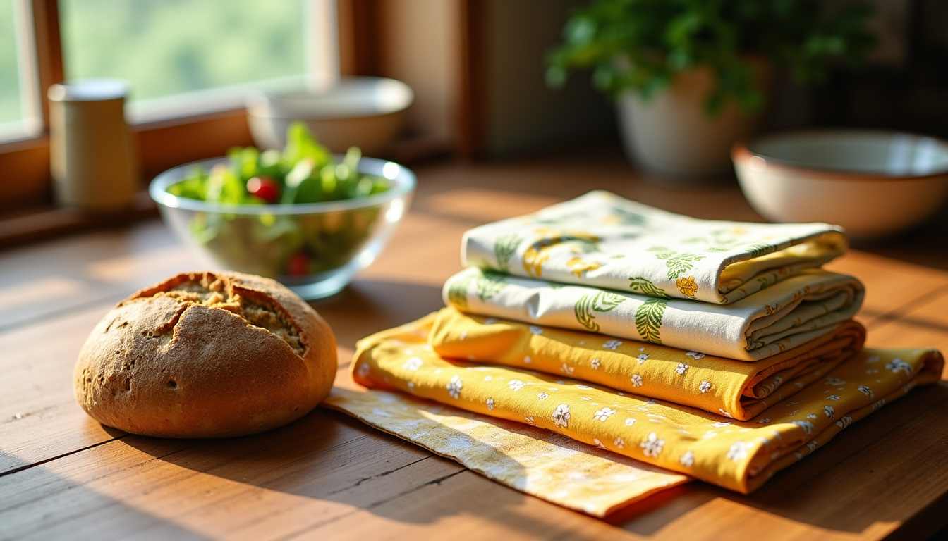 Illustration : plus) sont idéales pour envelopper une miche de — choisir son emballage à la cire : 5 critères selon l'usage alimentaire