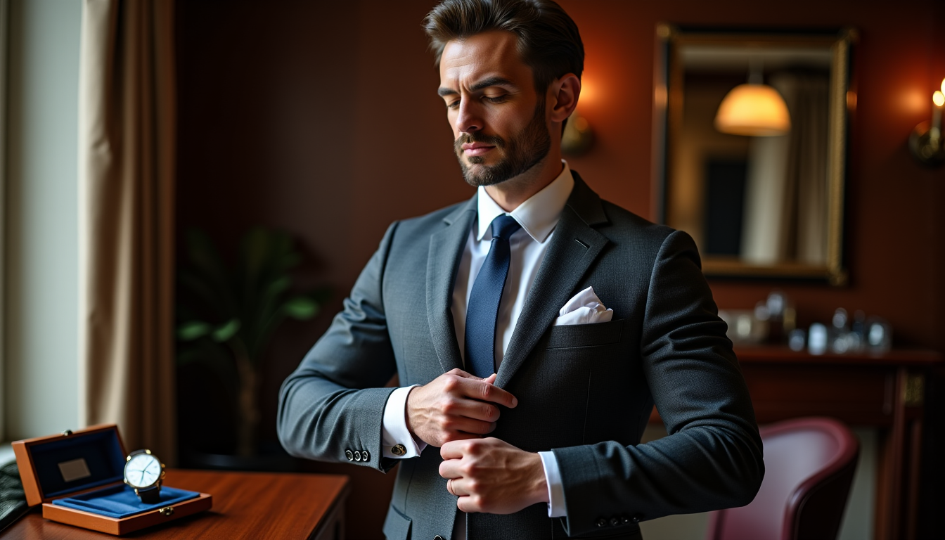 Illustration : ces accessoires sont les finitions qui cimentent votre — débuter dans le costume : par quels accessoires commencer
