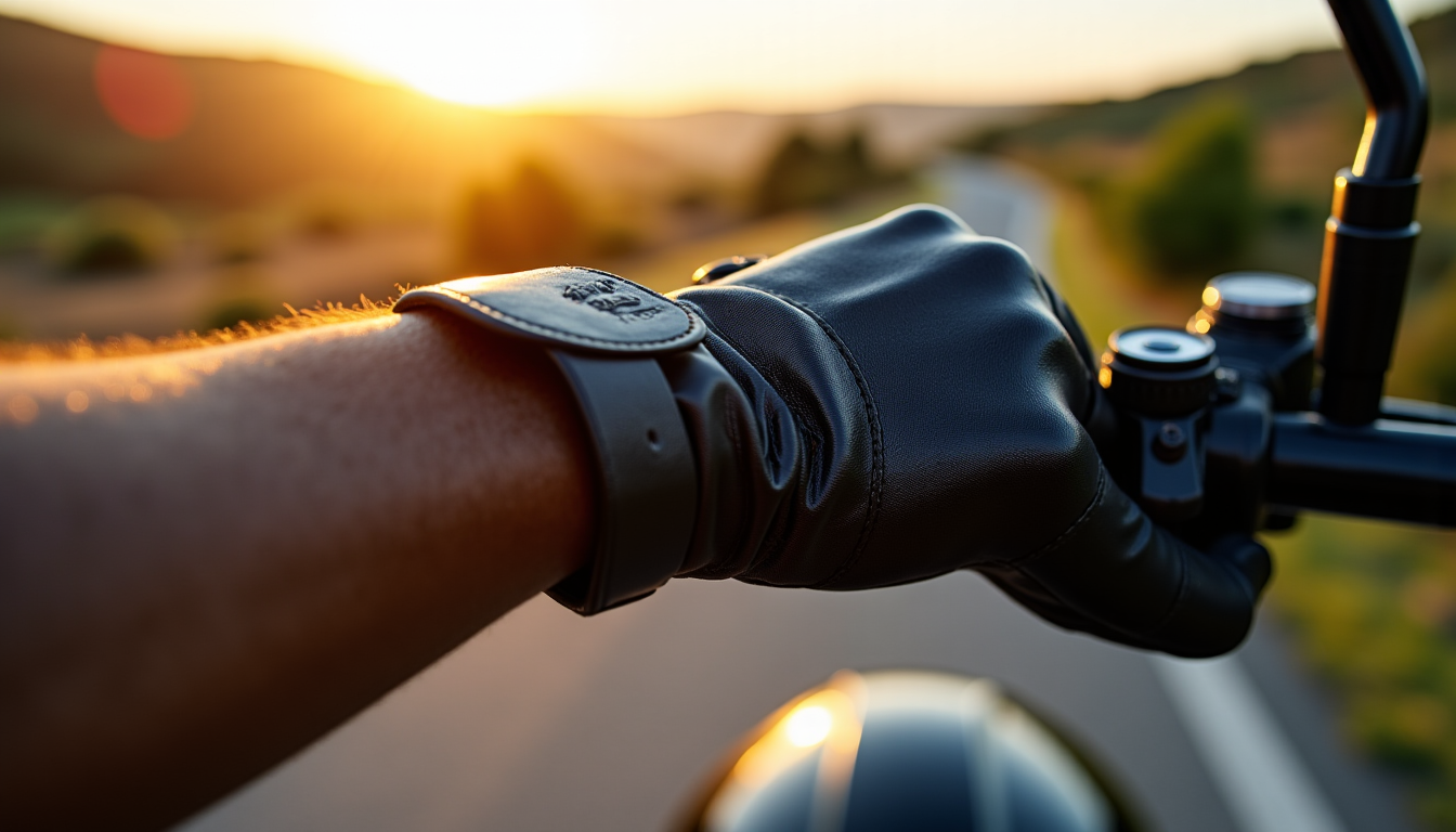 Illustration : ucher des commandes très précis après rodage bon — gants moto : 7 critères pour trouver la paire adaptée