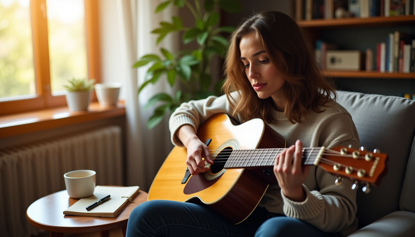 Illustration : une fois que vous avez identifié votre profil — apprendre la guitare en autodidacte : pour quels profils ça fonctionne