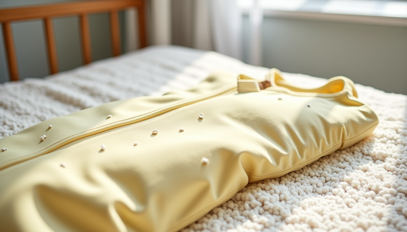 Illustration : outre le tog et la taille, plusieurs éléments — gigoteuse pour bébé : les 5 critères pour bien choisir