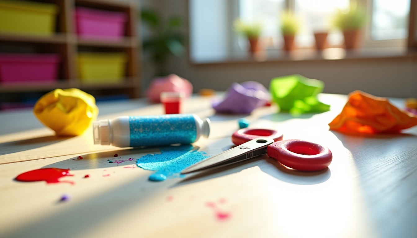 Illustration : vérifiez scrupuleusement que tout le matériel est non — ateliers créatifs ratés : 6 erreurs qui empêchent la concentration des enfants