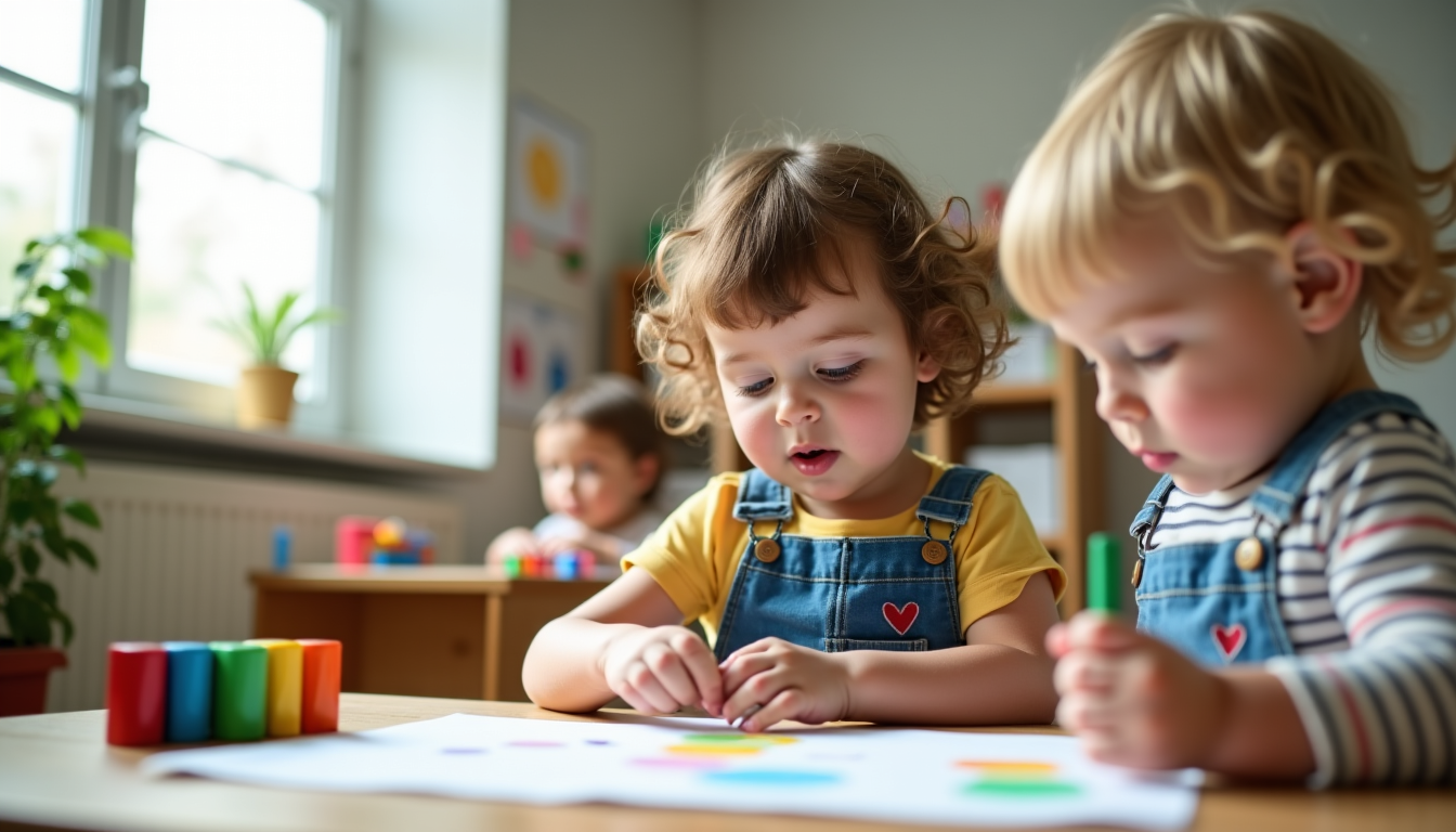 Illustration : le fait d'atteindre un objectif clair, même modeste, — temps calme en crèche : gommettes libres ou activités dirigées, quelle approche choisir
