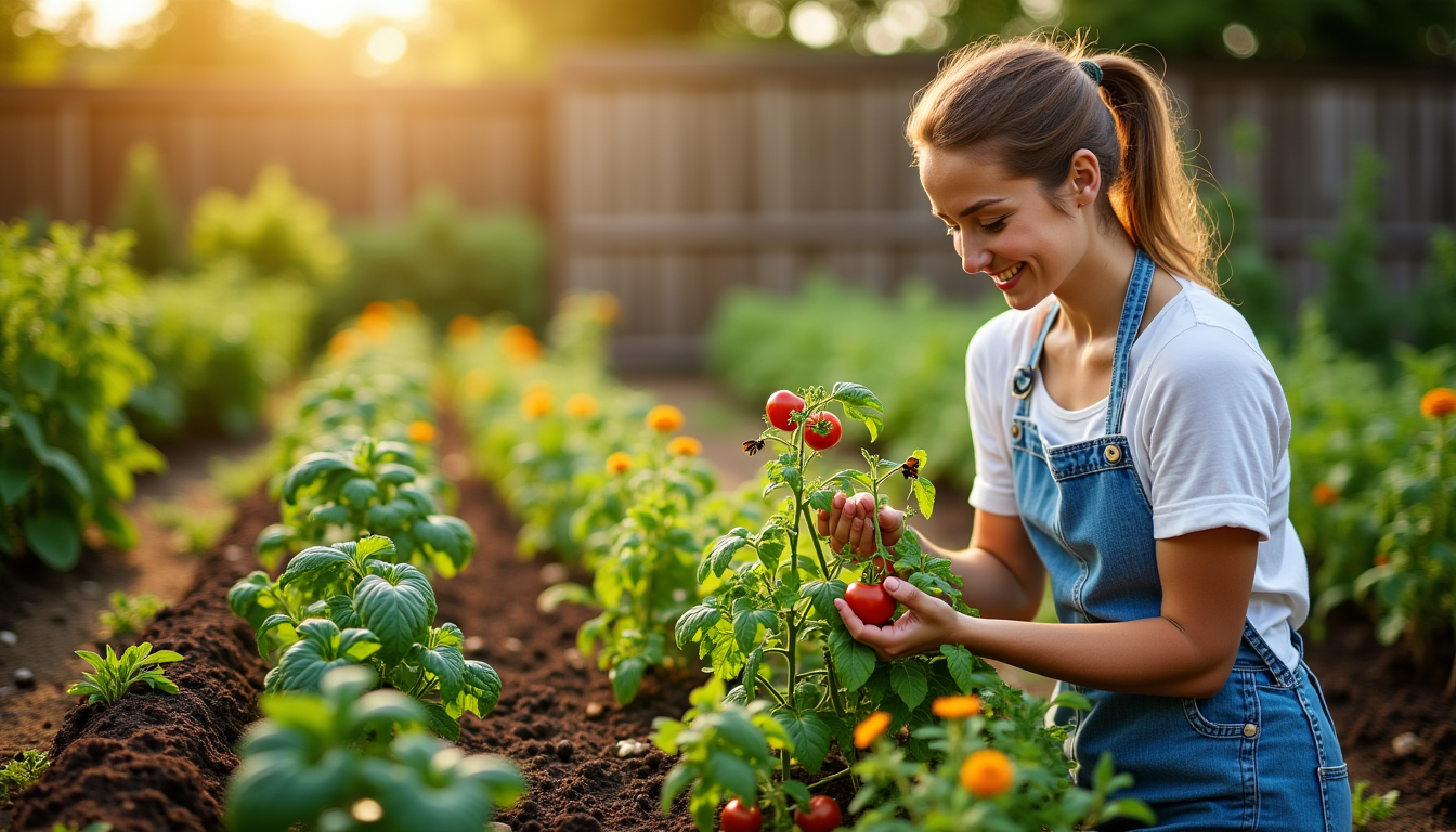Illustration : la diversité des cultures est également un facteur — passer au jardinage écologique : impact sur vos cultures et votre sol