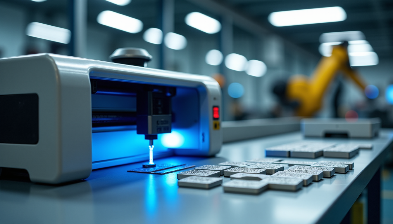 Illustration : ces machines sont souvent pilotées par ordinateur, permettant — traçabilité industrielle : ce qu'apporte la gravure permanente