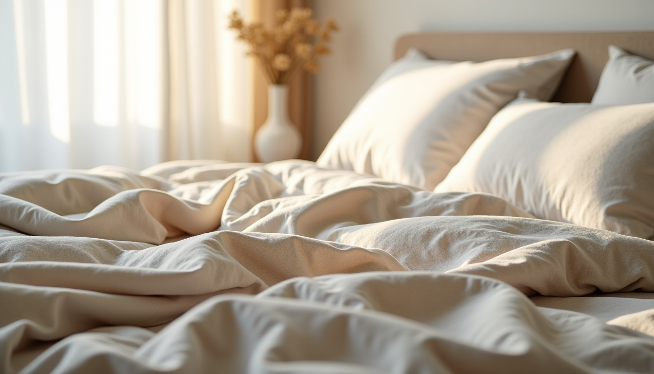 Illustration : nce certifiée, c'est s'assurer d'un produit d'une grande — budget linge de lit en lin lavé : du drap plat à la parure complète