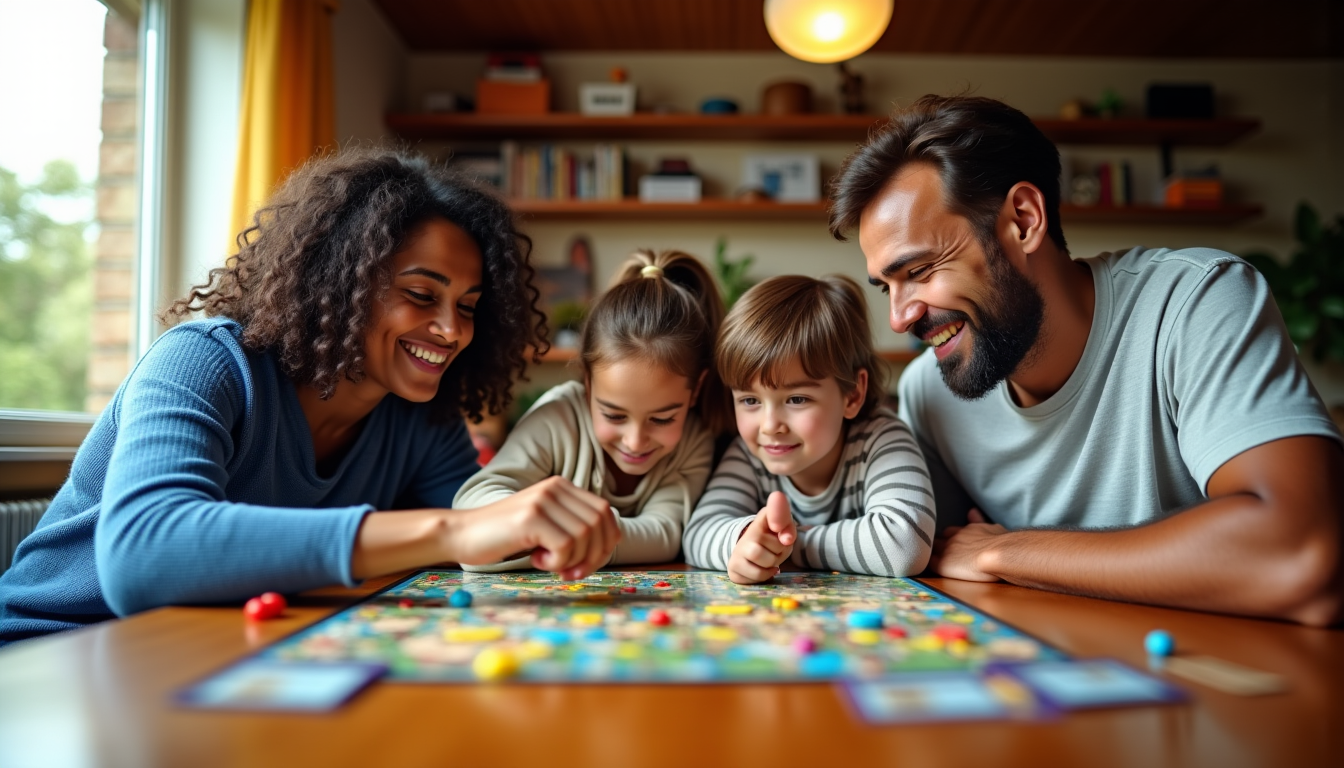 jeux d'ambiance ou jeux de stratégie : quelle approche pour votre famille — tion, gestion, adaptation. satisfaction de la victoire :