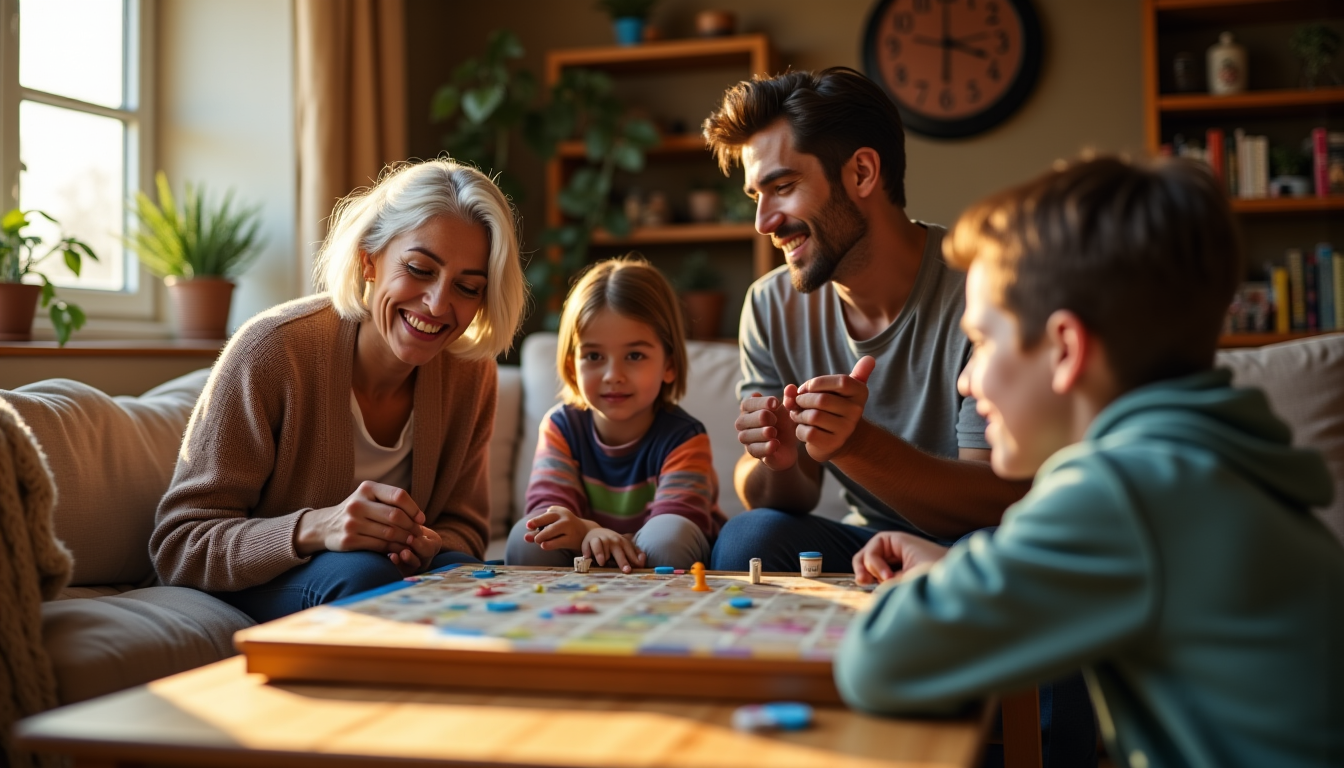Illustration : er toute leur profondeur. vérifiez toujours la fourchette — jeux d'ambiance ou jeux de stratégie : quelle approche pour votre famille