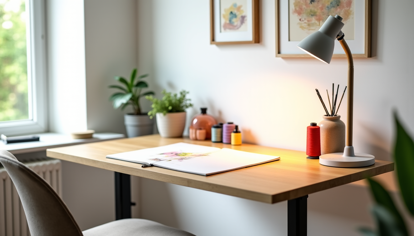 Installer un espace loisirs créatifs : matériel et aménagement nécessaires installer un espace loisirs créatifs : matériel et aménagement nécessaires — olyvalence appréciable, permettant de travailler assis ou debout
