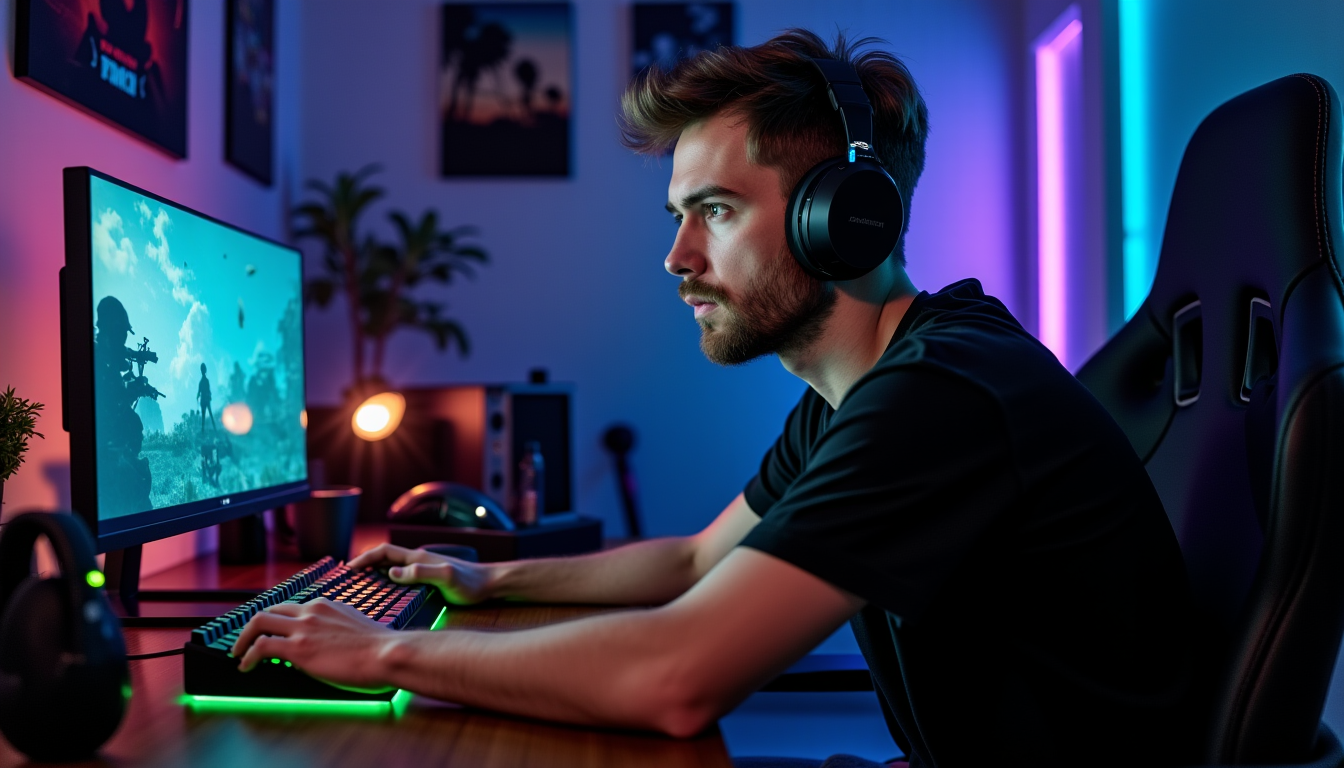 Illustration : les joueurs de jeux tactiques ou stratégiques, moins — clavier tkl ou 75% : pour quels profils d'utilisateurs avec claviercompact.com
