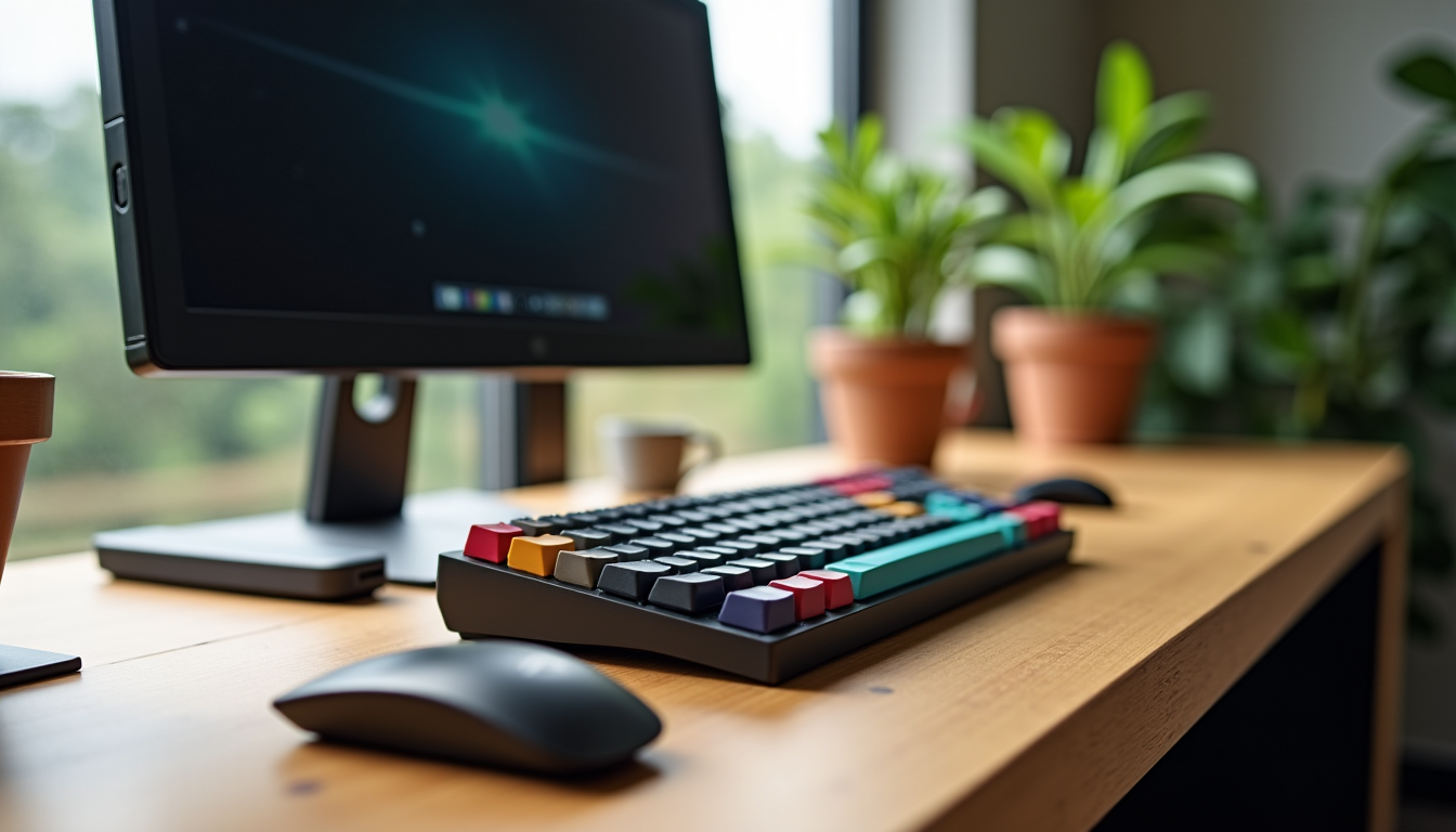 Illustration : la compatibilité système d'exploitation mérite une attention particulière. — choisir un clavier mécanique compact : format, switches et compatibilité avec claviercompact.com