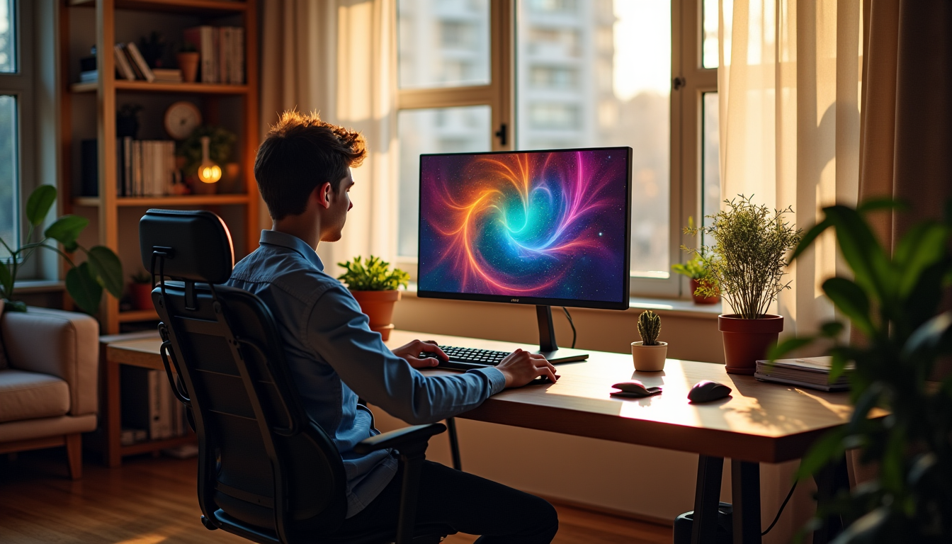 Illustration : les écrans ips, appréciés pour leur fidélité colorimétrique, — choisir ses périphériques pc : dpi, taux de rafraîchissement et 5 critères clés