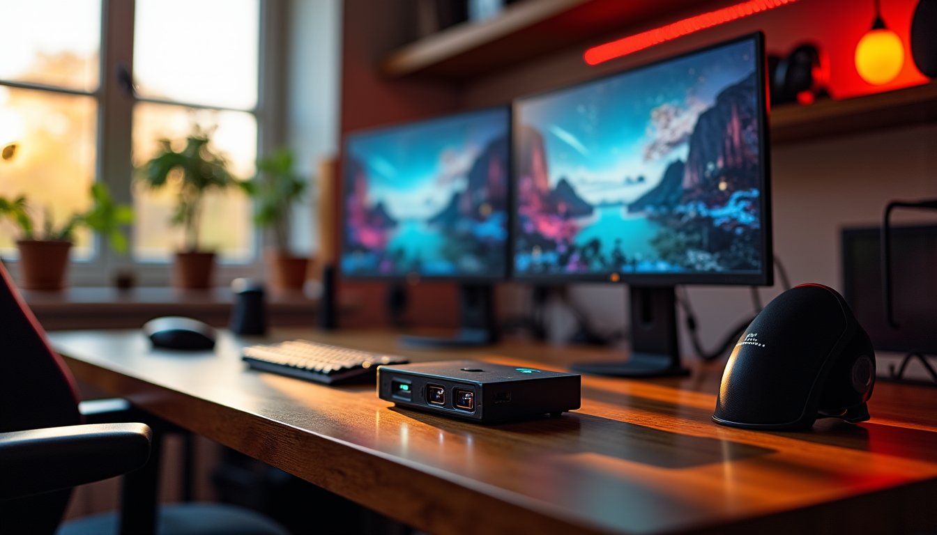 Illustration : pour les streamers et créateurs, une carte de — budget accessoires pc : du setup basique au poste gaming complet