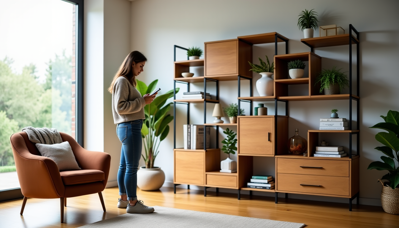 Illustration : vérifiez la compatibilité entre les différents éléments. certains — aménager son rangement modulable : méthode en 6 étapes de la mesure à l'installation