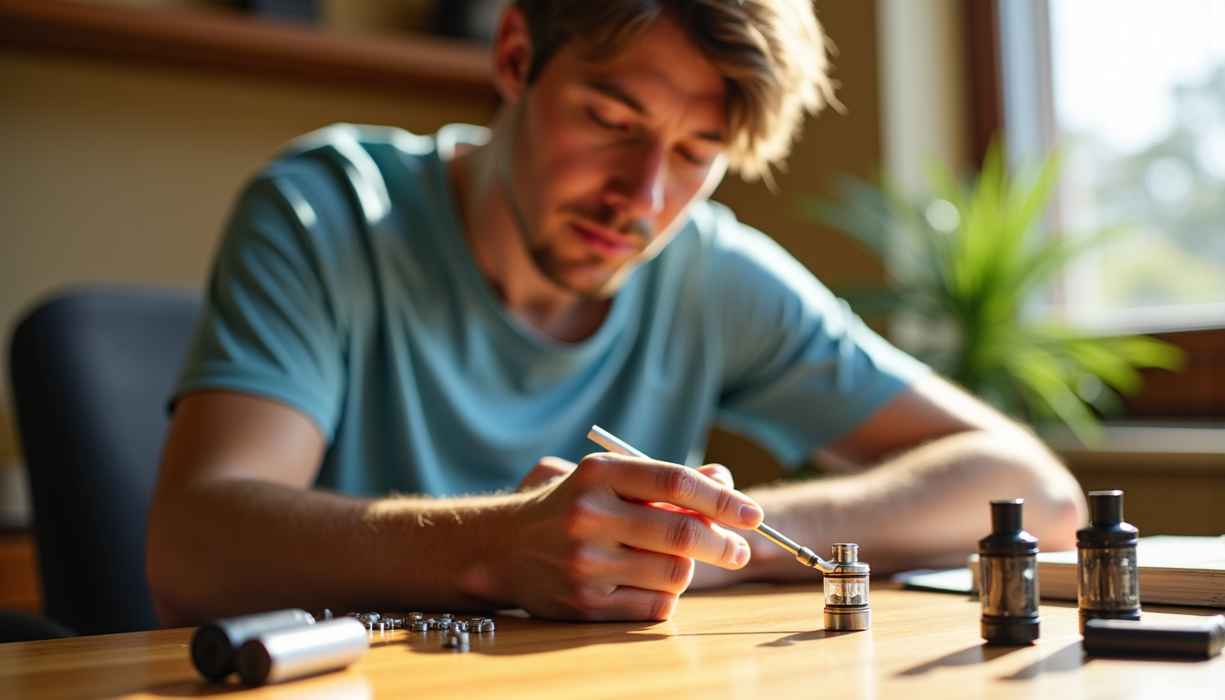 Illustration : lacement si déformation ou usure connexion batterie hebdomadaire — entretenir son clearomiseur pour vapoter plus sainement ?