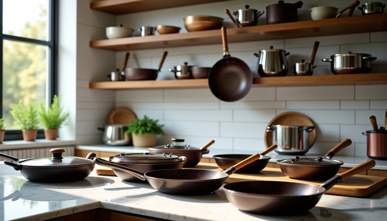 Illustration : culottage naturel sautés rapides, wok, grillades fines culottage — set complet ou poêles à l'unité : quelle stratégie d'achat privilégier