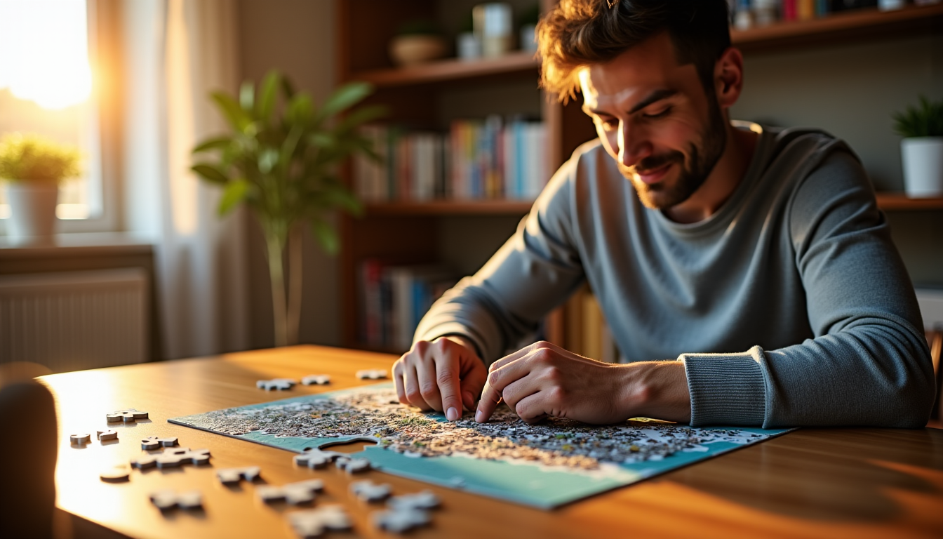 Illustration : la précision de la découpe constitue un critère — choisir son puzzle adulte : nombre de pièces, thème et finitions