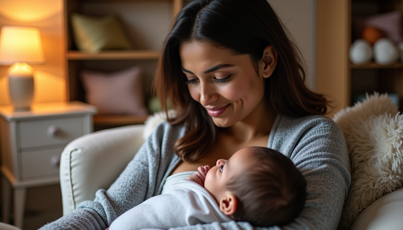 Illustration : cette praticité nocturne se révèle particulièrement précieuse pendant — pull d'allaitement : pour quelles mamans est-il vraiment utile