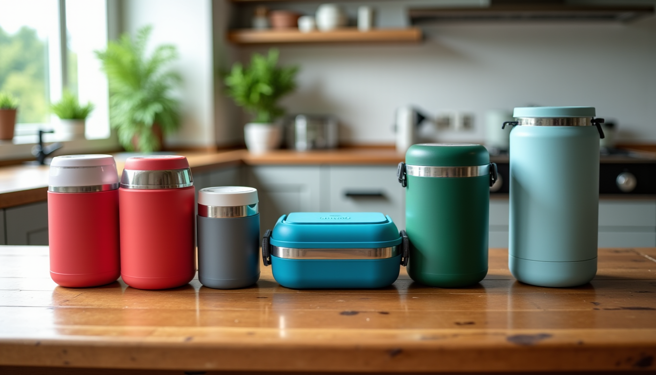 Illustration : les systèmes de fermeture évoluent vers des mécanismes — budget lunch box isotherme : de 15 à 80 euros selon l'isolation
